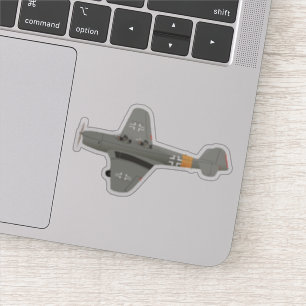 Klemm Kl 35 deutsches WW2-Flugzeug  Aufkleber