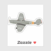 Klemm Kl 35 German WW2 Airplane Aufkleber (Blatt)