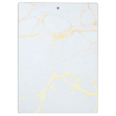Klemmbrett - Blau-u. Goldmarmor (Rückseite)