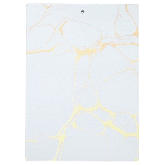 Klemmbrett - Blau-u. Goldmarmor (Rückseite)