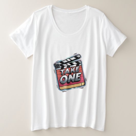 Klemmbrett Große Größe T-Shirt (Design vorne)