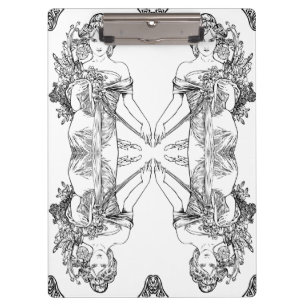 Klemmbrett Kunst nouveau Alphonse Mucha