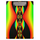 Klemmbrett mit Mandelbrot Fraktal (Vorderseite)