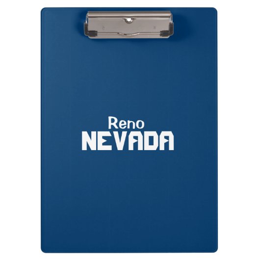 Klemmbrett Reno, Nevada (Vorderseite)