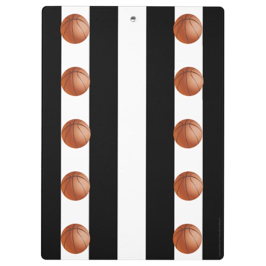 Klemmbrett-Schwarzweiss-Streifen, Klemmbrett (Rückseite)