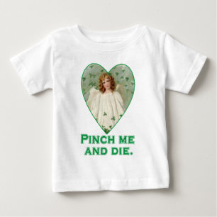 Klemmen Sie mich und die lustigen Entwurf St. Baby T-shirt