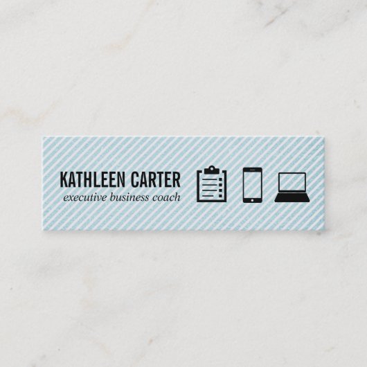 Klemmplatte | Telefon | Laptop Mini Visitenkarte (Vorderseite)