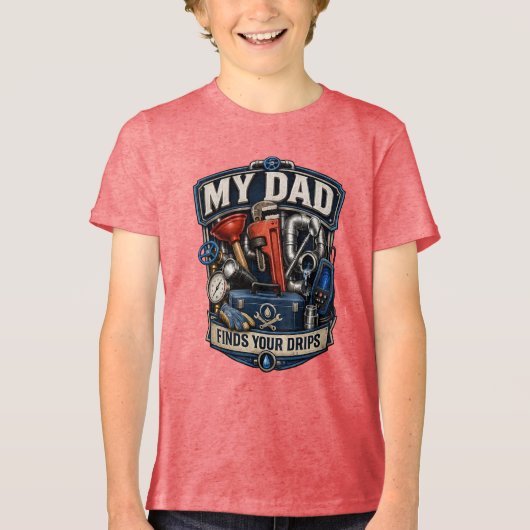 Klempner (2) Tri-Blend shirt (Vorderseite)