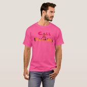 Klempner anrufen Pink T-Shirt (Vorne ganz)