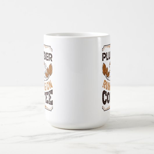 Klempner auf Coffee Caffein Geschenk Kaffeetasse (Mittel)