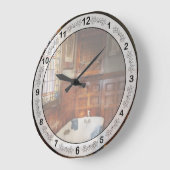 Klempner - Badzeit Große Wanduhr (Winkel)