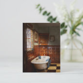 Klempner - Badzeit Postkarte (Stehend Vorderseite)