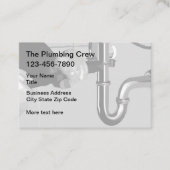 Klempner-Crew Visitenkarte (Vorderseite)