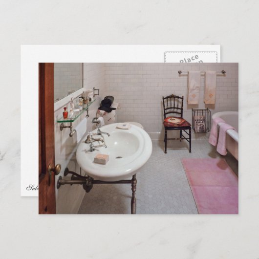 Klempner - Das Badezimmer Postkarte (Vorne/Hinten)