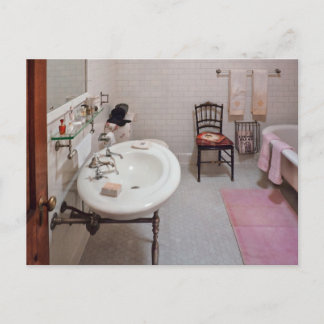 Klempner - Das Badezimmer Postkarte