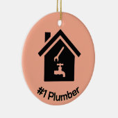 Klempner Design Keramik Ornament (Rechts)