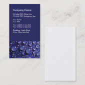 Klempner-Dienstleistungsunternehmen-Karte Visitenkarte (Vorne/Hinten)