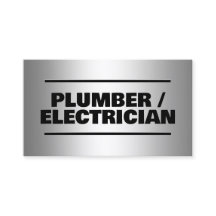 Klempner / Elektrische Custom QR Business Card