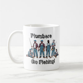 Klempner fischen kaffeetasse