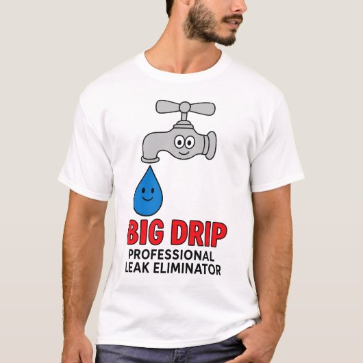 Klempner für Lecksanierung T-Shirt (Vorderseite)