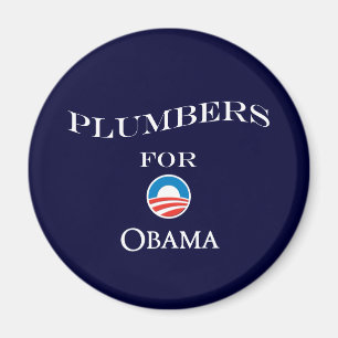 Klempner für Obama Magnet