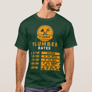 Klempner für Stundensätze T-Shirt