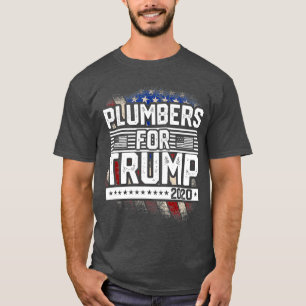 Klempner für Trump 2020 wählen Trump-Unterstütz T-Shirt