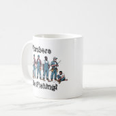 Klempner gehen angeln kaffeetasse (Vorderseite Links)