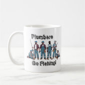 Klempner gehen angeln kaffeetasse (Links)
