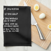 Klempner Geschirrtuch (Viertel Falte)