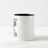 Klempner haben größere Werkzeuge Zweifarbige Tasse (Mittel)
