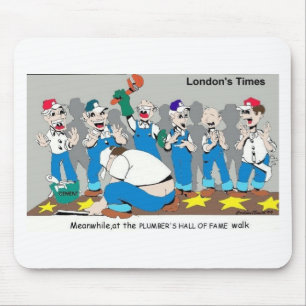 Klempner Hall of Fame Funny Gifts & Sammlerstücke Mousepad