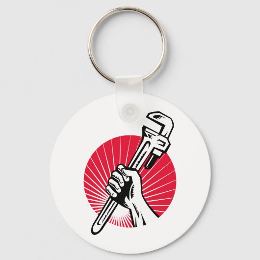 Klempner-Halterohr Schlüsselanhänger (Vorderseite)