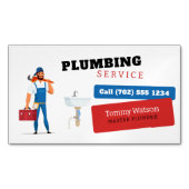 Klempner | Handy Man Magnetische Visitenkarte (Vorderseite)