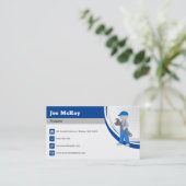 Klempner | Handy Man Visitenkarte (Stehend Vorderseite)