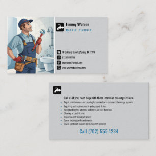Klempner Handy Man Visitenkarte