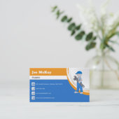 Klempner | Handy Man Visitenkarte (Stehend Vorderseite)