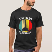Klempner-Heater-Builder Retro-Proud-Klempner T-Shirt (Vorderseite)