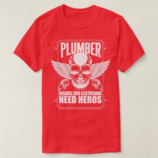 Klempner Held T-Shirt (Design vorne)