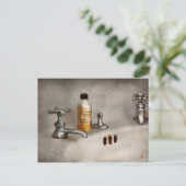 Klempner - heute Abend ein heißes Datum Got Postkarte (Stehend Vorderseite)