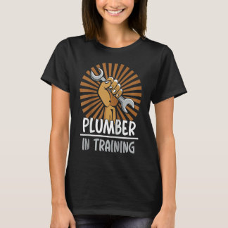 Klempner In Ausbildung Rohrinstallation Klempner R T-Shirt