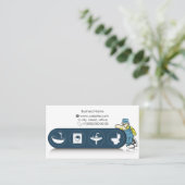 Klempner in gleichmäßiger Reparaturlackierung Visitenkarte (Stehend Vorderseite)