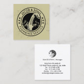 Klempner Installations-Zuhause Reparatur-Visitenka Quadratische Visitenkarte (Vorne/Hinten)