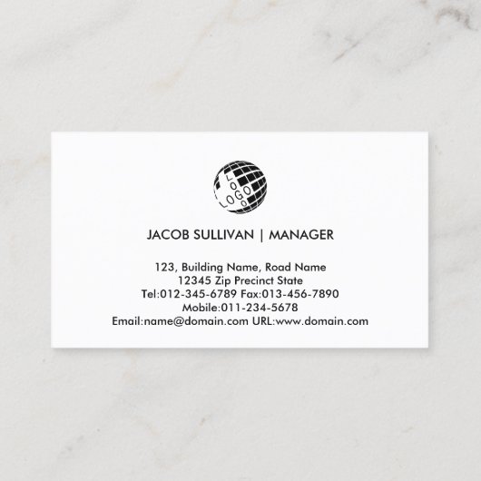 Klempner Installations-Zuhause Reparatur-Visitenka Visitenkarte (Rückseite)