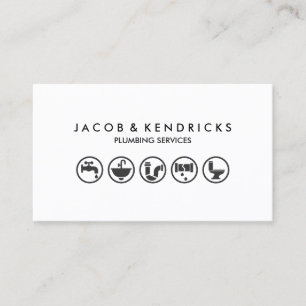 Klempner Installations-Zuhause Reparatur-Visitenka Visitenkarte