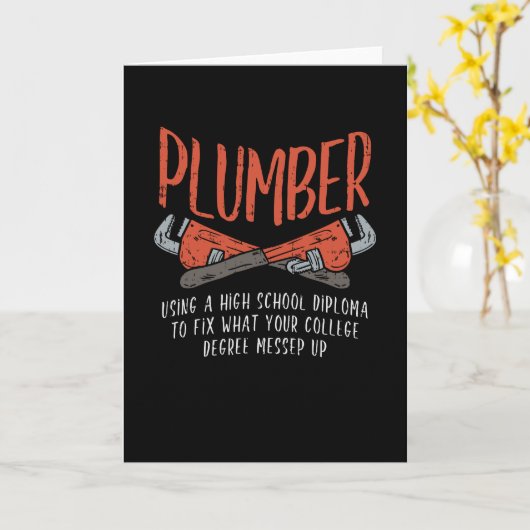 Klempner Karte (Gelbe Blume)