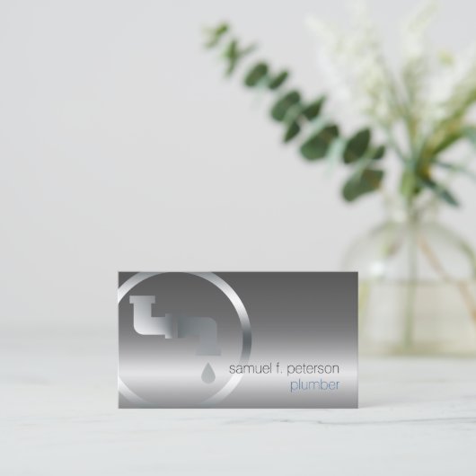 Klempner-Klempner Visitenkarte (Stehend Vorderseite)