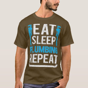 Klempner Lustiger Klempner-Schraubenschlüssel Werk T-Shirt