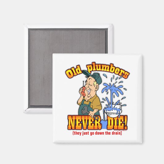 Klempner Magnet (Vorderseite/Rückseite)