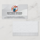 Klempner mit Schlüssel Visitenkarte (Vorne/Hinten)